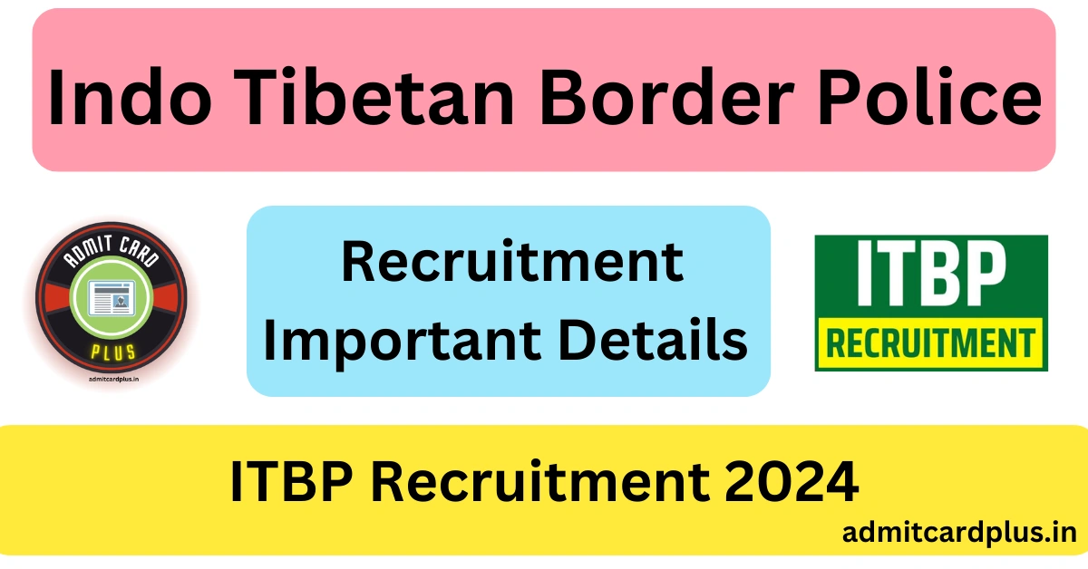 ITBP Recruitment 2024