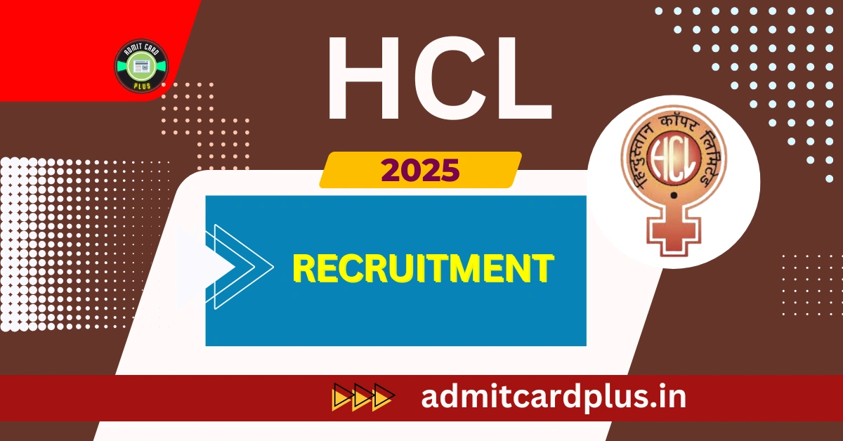 HCL Recruitment 2025