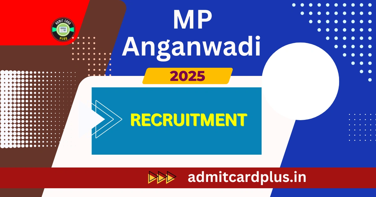 MP Anganwadi Supervisor Vacancy 2025