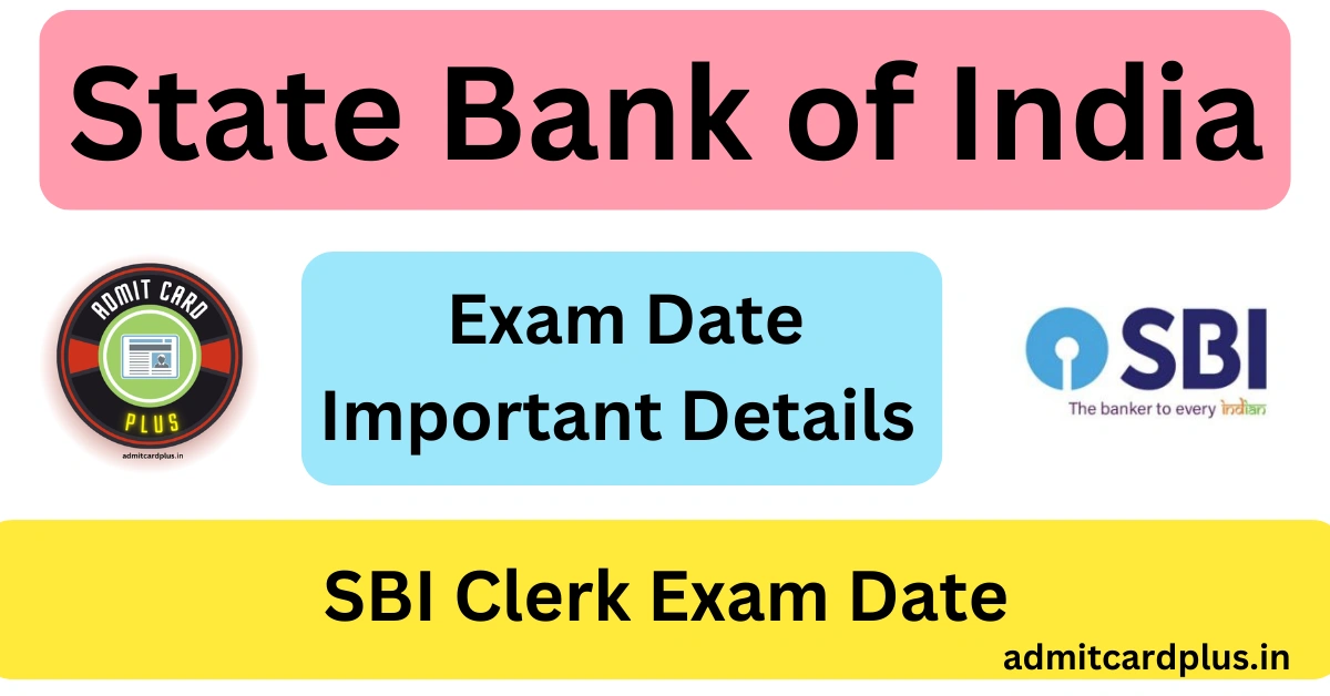 SBI Clerk Exam Date 2025 for total of 14,191 vacancies