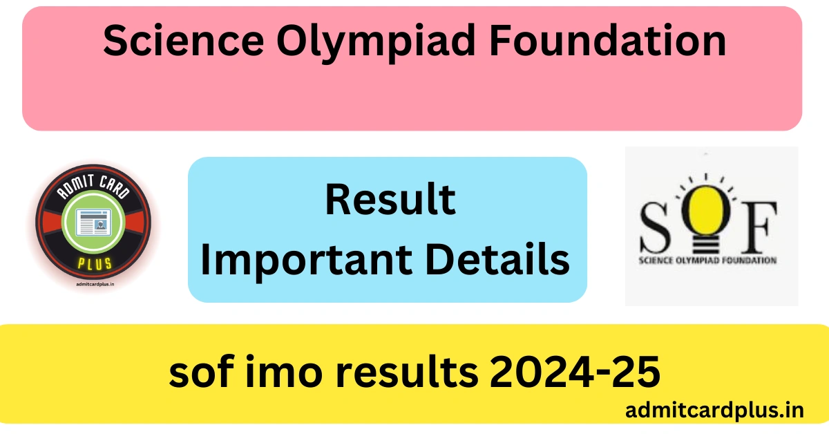 SOF Results 2024-25