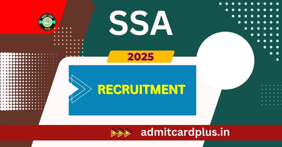 SSA Recruitment 2025