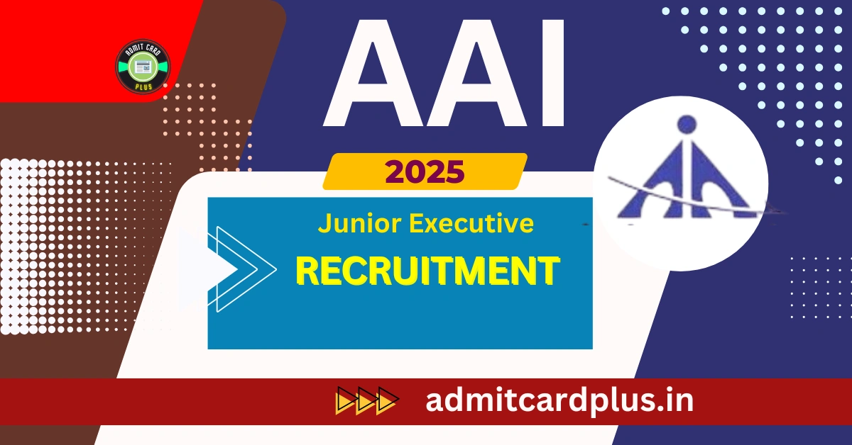 AAI Junior Executive Recruitment 2025